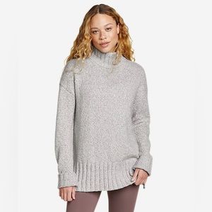 EDDIE BAUER-Funnel Neck Sweater.